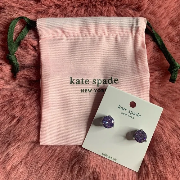 Kate Spade Purple Stud Earrings